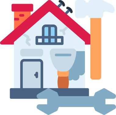 House Renovation Flat Icon